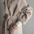 Ivy | Wool-Blend Long Coat for Women 2