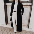 Long Lightweight Wool Blend Coat for Women 2