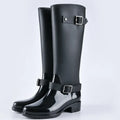 Elenya | Buckle Detail Tall Rain Boots 4