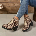 Anti-Slip Lace-Up High Heel Boots for Women 5