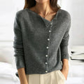 Anya | Modern Women's Asymmetric Button Cardigan 4