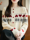 Rosalie | Cozy Women's Jacquard Knit Cardigan 2