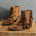 Zora | Luxury Fringe Ankle Boots 3