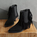 Zora | Luxury Fringe Ankle Boots 4
