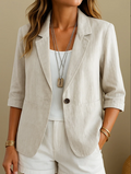 Women's Tailored Everyday Blazer with Relaxed Fit 3