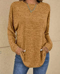 Sabine | Elegant Women's Wool Blend Knit Sweater 6
