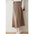 Quintessa | Chic Women's Versatile Knit Midi Skirt 6