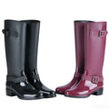 Elenya | Buckle Detail Tall Rain Boots 2