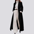 Long Lightweight Wool Blend Coat for Women 3