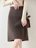 Borislava | Cozy Women's Knit Midi Skirt 5