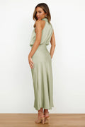 Women's Halter Evening Dress Chic Formal Fitted 3