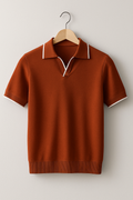 Colin | Classic Men's Contrast Trim Knit Polo 6