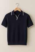 Colin | Classic Men's Contrast Trim Knit Polo 2