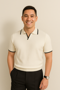 Colin | Classic Men's Contrast Trim Knit Polo 3