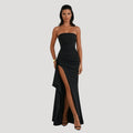 Women's Strapless Maxi Dress Wedding Guest Formal 2