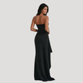Women's Strapless Maxi Dress Wedding Guest Formal 3