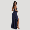 Women's Strapless Maxi Dress Wedding Guest Formal 4