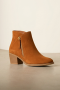 Pointed Toe Block Heel Ankle Boots for Women 4