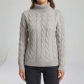 Nora | Cozy Women's Fitted Polo Neck Sweater 6
