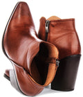 Willow | Tan Cowboy Ankle Boots for Women 4