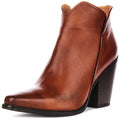 Willow | Tan Cowboy Ankle Boots for Women 6