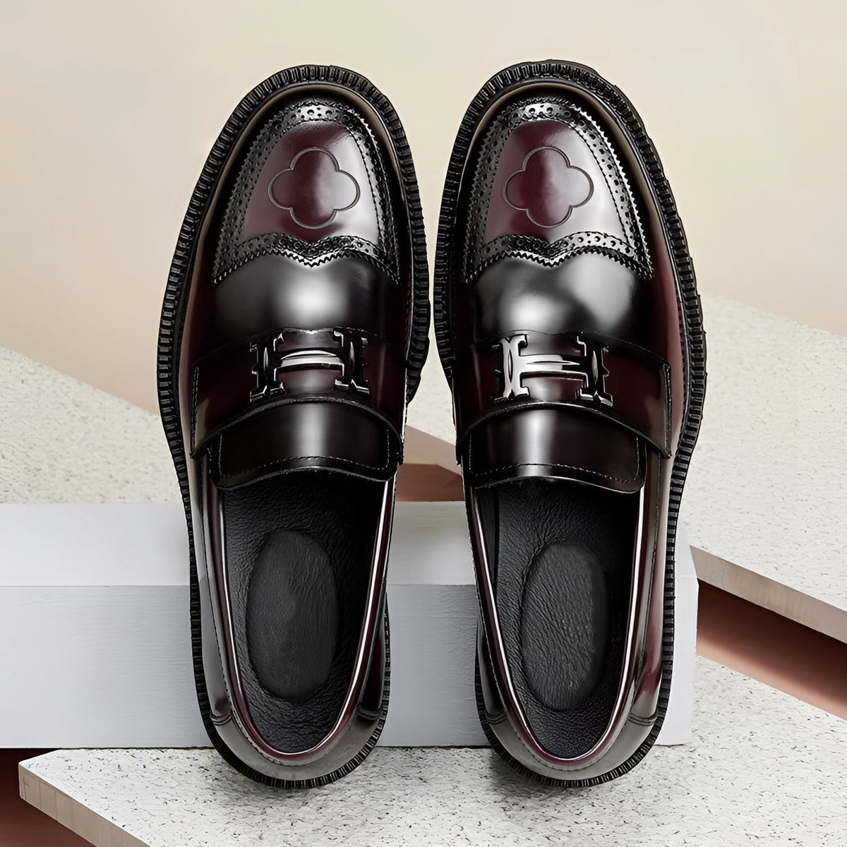 Callum | Chunky Sole Slip-On Loafers for Men
