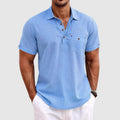 Linen Polo Shirt Casual Relaxed Everyday Fit 1