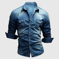 Miami Denim Shirt Relaxed Casual Everyday 2