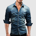 Miami Denim Shirt Relaxed Casual Everyday 5