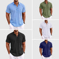 Linen Polo Shirt Casual Relaxed Everyday Fit 6