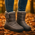 Quilted Winter Boots for Women, Buckle Strap 4