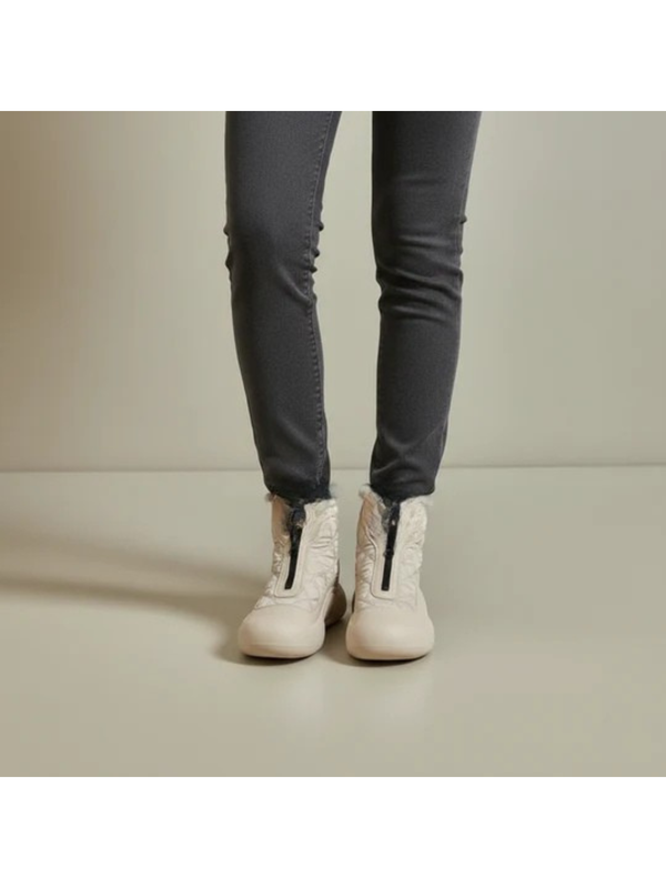 Rosalia | White Elegant Waterproof Winter Boots