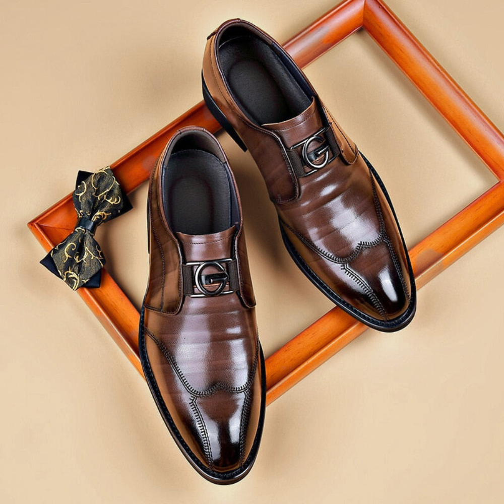 Giovanni | Classic Buckle Loafers for Men