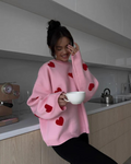 Marlowe | Cute Women's Heart Embroidered Sweater 3