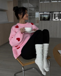 Marlowe | Cute Women's Heart Embroidered Sweater 4