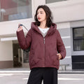 Olivia | Hooded Zip-Up Puffer Coat for Women 6