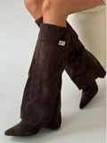 Pointed Silhouette Elegant Winter Boots for Women 3