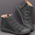 Lace-Up Rounded Toe Ankle Boots for Women 1