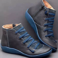 Lace-Up Rounded Toe Ankle Boots for Women 2