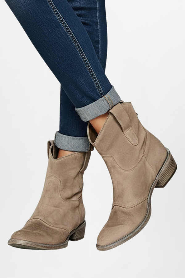 Pull Tab Ankle Boots for Women
