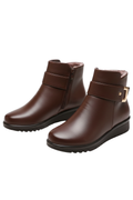 Faux Fur Lined Ankle Boots for Women 6