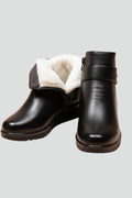 Faux Fur Lined Ankle Boots for Women 1