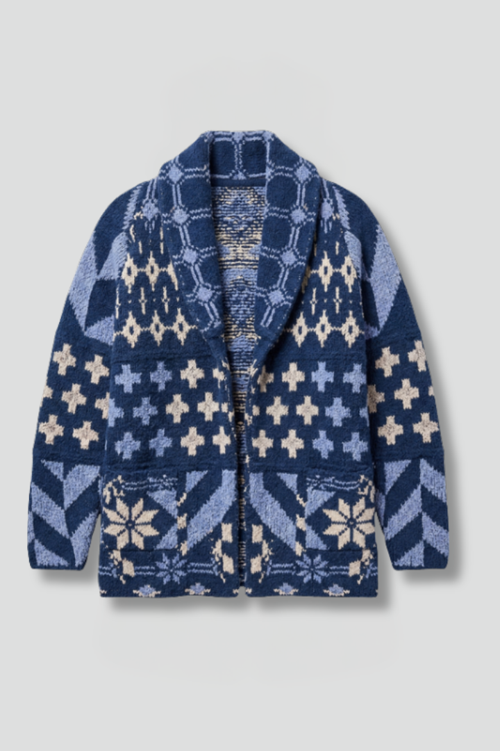 Fiora | Elegant Women's Patterned Knit Cardigan