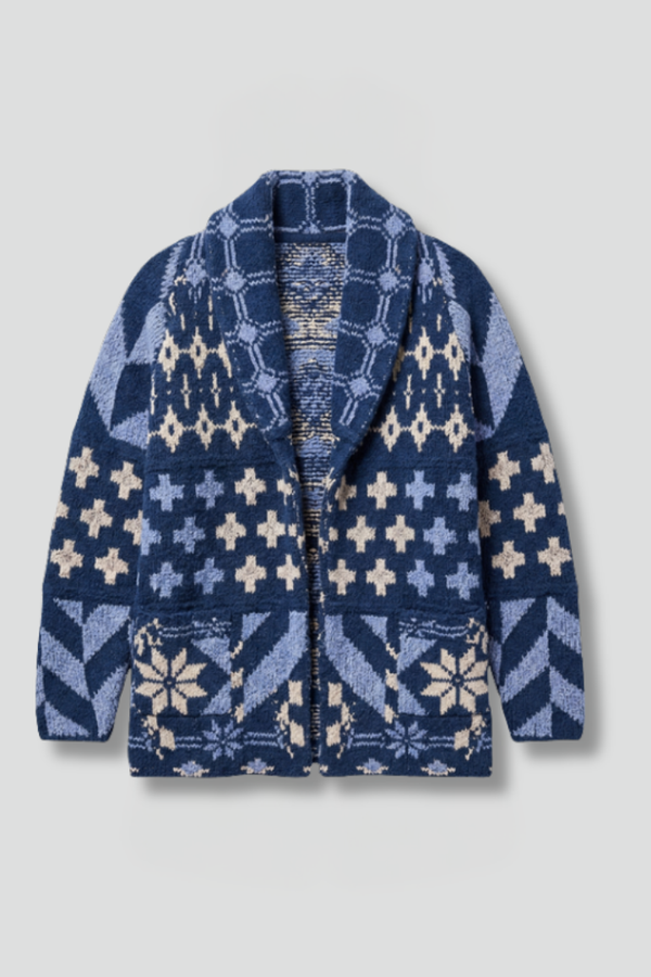Fiora | Elegant Women's Patterned Knit Cardigan