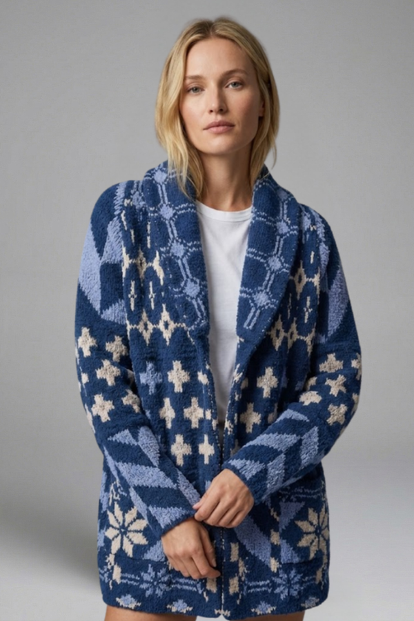 Fiora | Elegant Women's Patterned Knit Cardigan