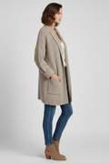 Amara | Elegant Women's Ribbed Knit Open-Front Cardigan 4
