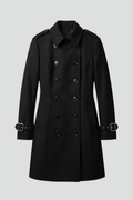 Women’s Coat with Double-Breasted Buttons and Long Sleeves 1