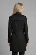 Women’s Coat with Double-Breasted Buttons and Long Sleeves 4