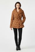Harper | Elegant Belted Down Coat for Winter 2