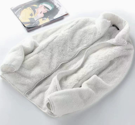 Naomi | Zip-Up Fleece Jacket with Stand Collar